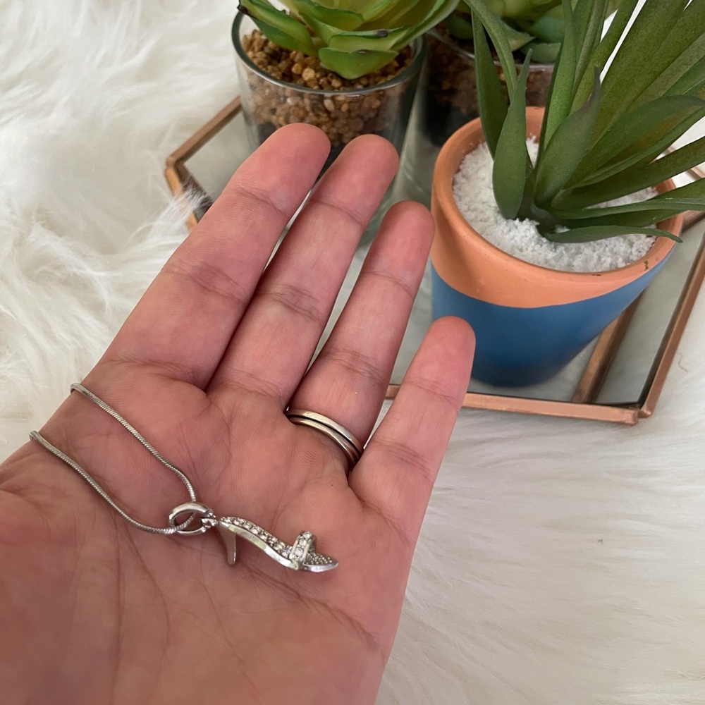 Heel Sandal  Charm Necklace 👡